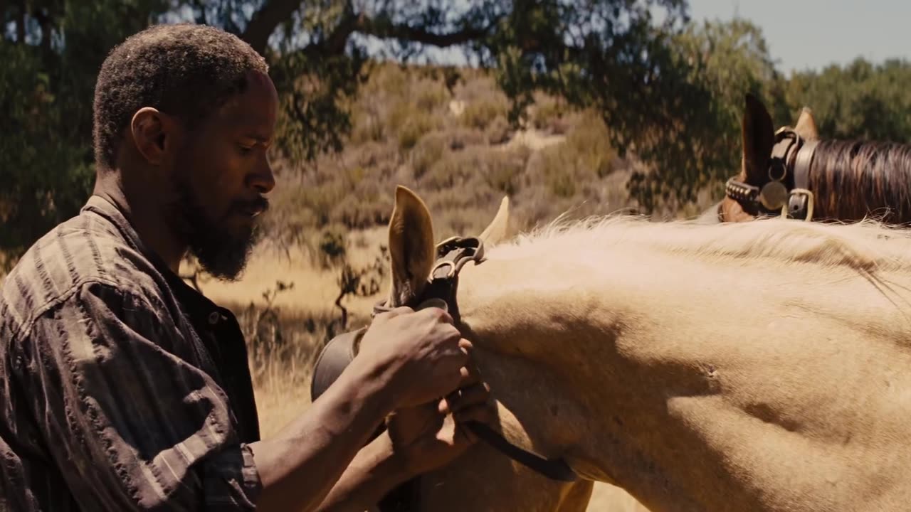 Django Unchained Part 6 Django Unchained Tricks his capturers, Quentin Tarantino cameo scene.