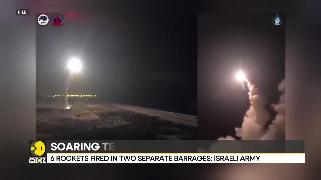 6 Rocked fired towords Israel From Syria | Letest News 🔥 in English