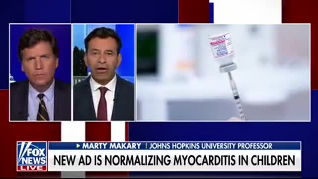 Dr. Marty Makary (Johns Hopkins) on normalizing Myocarditis