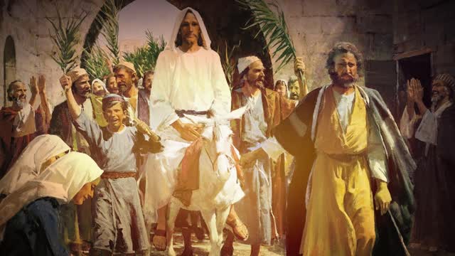 ( 4 ) Jésus Christ se disposant à aller à Jérusalem - { L'âme sur le Calvaire }