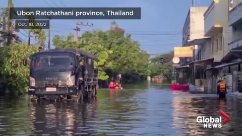 Thailand's northeastern provinces brace for floods as water levels rise