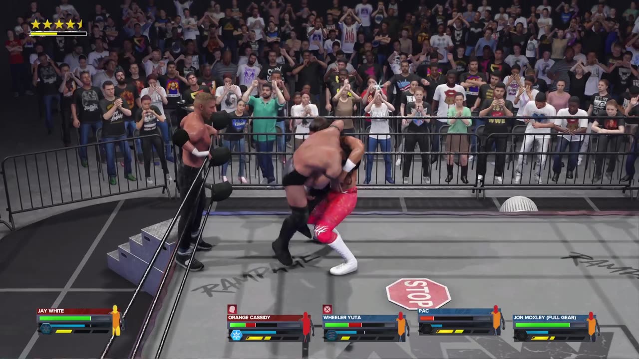 AEW Wrestling at its Best - Team Moxley vs Team Cassidy | 6-Man Elimination Tag Match - WWE 2K24