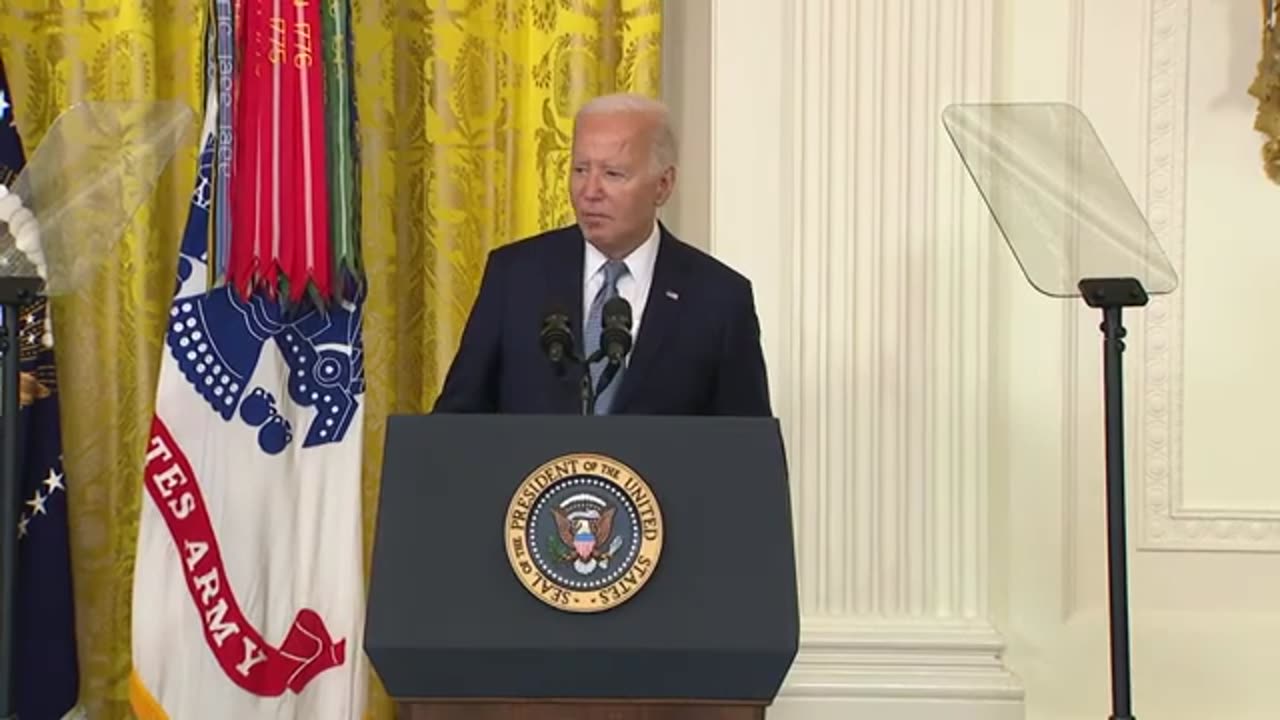 President Biden delivers remarks at Medal of Honor ceremony _ full video