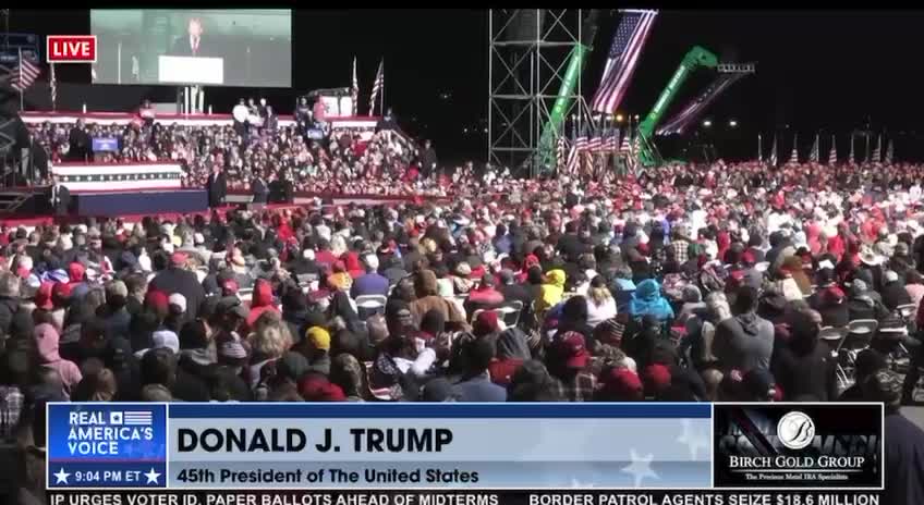 Trump talks about America being turned into a police state