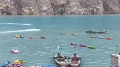 Beauty's Attabad Lake Hunza Gilgit Pakistan