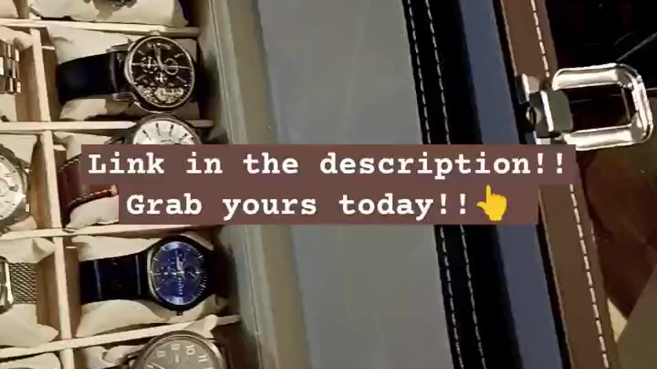 Awesome watch organiser!!