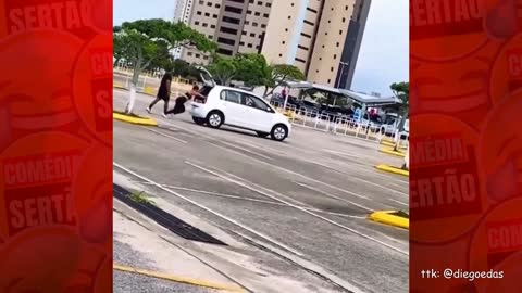 I was helped to push the car but it was crossfit training