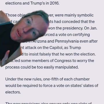 Kamala Harris does NOT have the power to certify or not certify the election