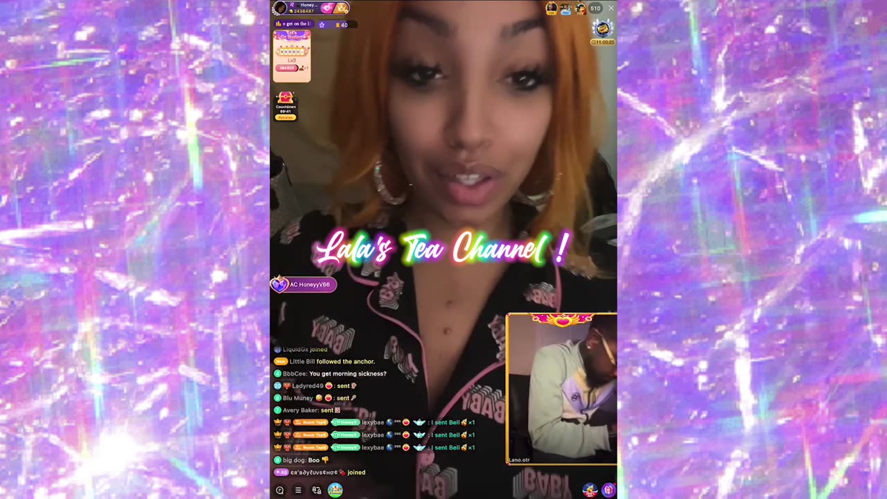 - HONEYY V ; READS MADAM LO !