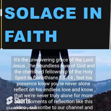 Finding Solace in Faith | 2 Corinthians 13:14 Explained