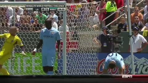 Balotelli Failed Trick Shot and Substitution