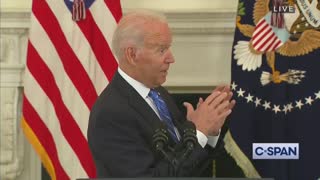 Biden Says He Doesn't Pay Attention to Stock Market on Day DOW Drops 800+ Points