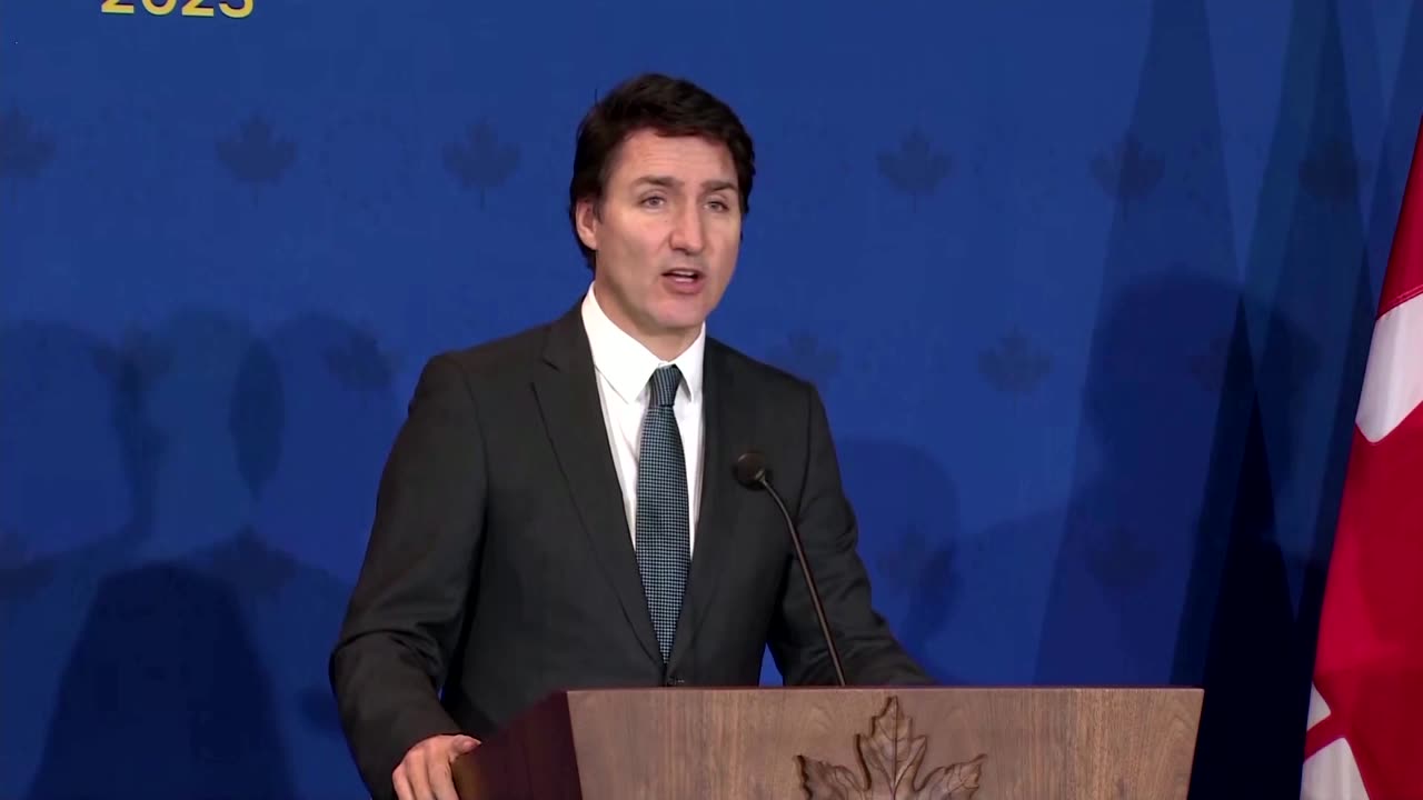 Trudeau blames MAGA for sinking Ukraine support in Canada