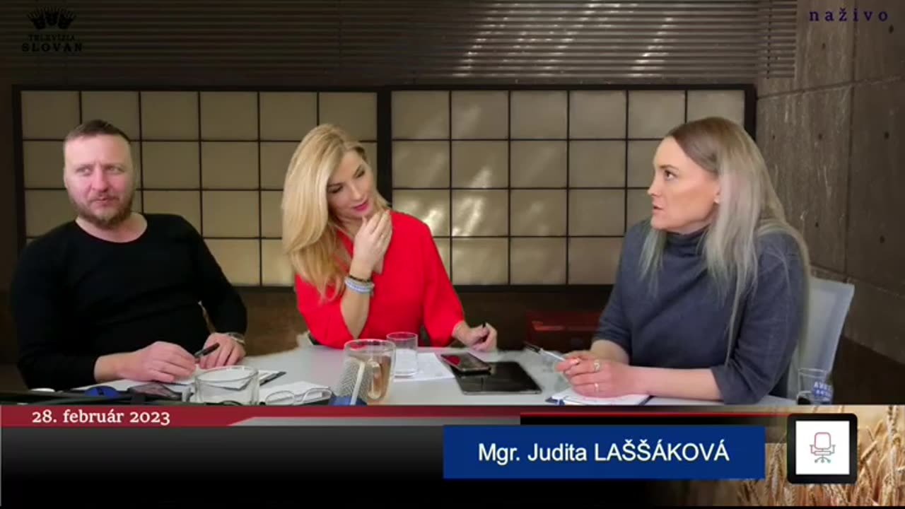 Právnička Judita LAŠŠÁKOVÁ hosťom TV SLOVAN - 28.2.2023 (VIDEO SK, 1 hod 30 min)