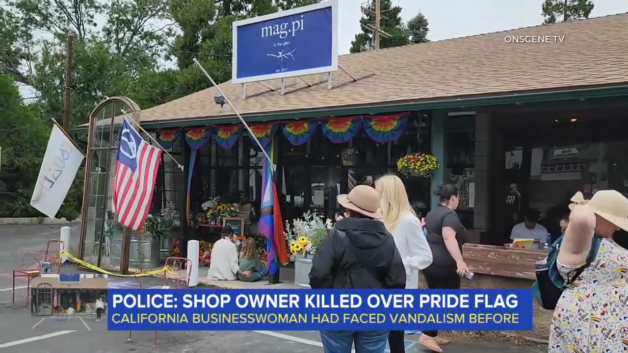 SHOP OWNER MURDERED ALLEGEDLY OVER PRIDE FLAG