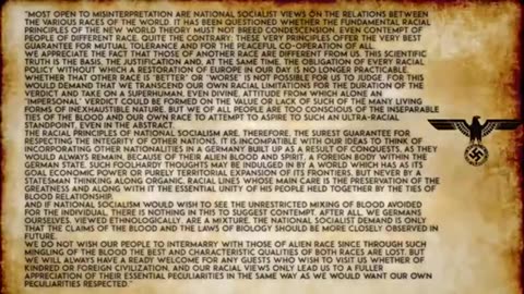 ZOG genocide of the Aryan species. ZOG means Jews by the way
