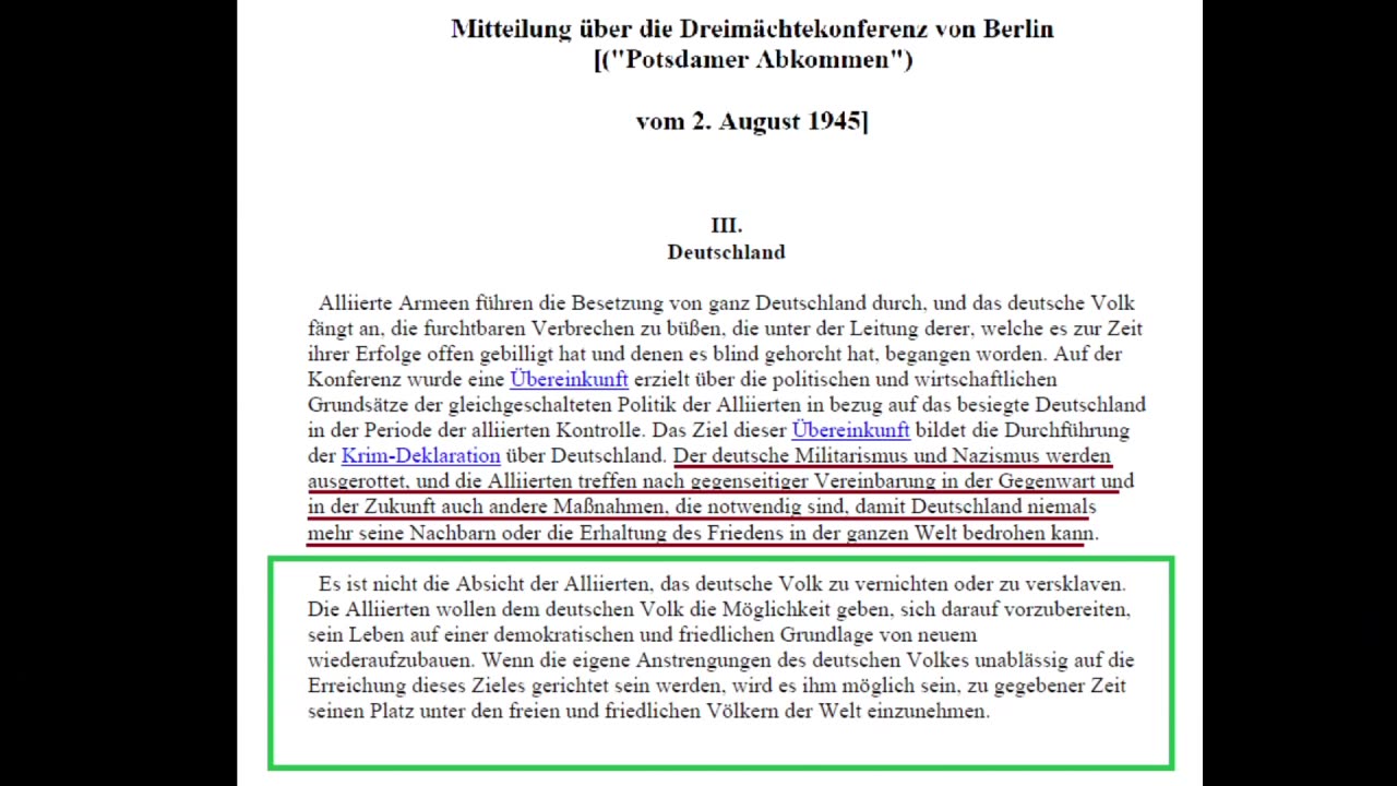 Die angloamerikanische Bundesrepublik Deutschland ist voll souverän