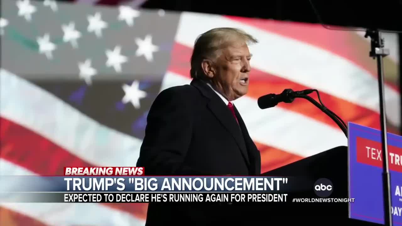 Trump expected to announce 2024 presidential run Tuesday night