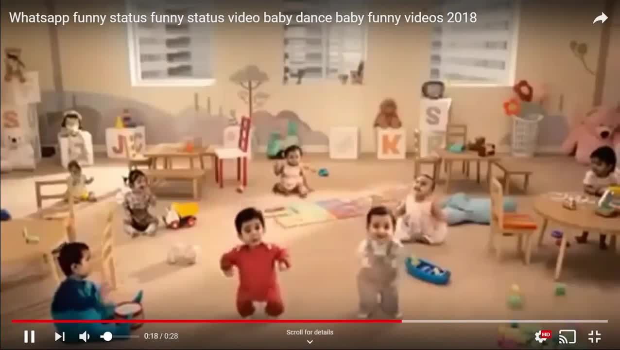 baby dance funny video