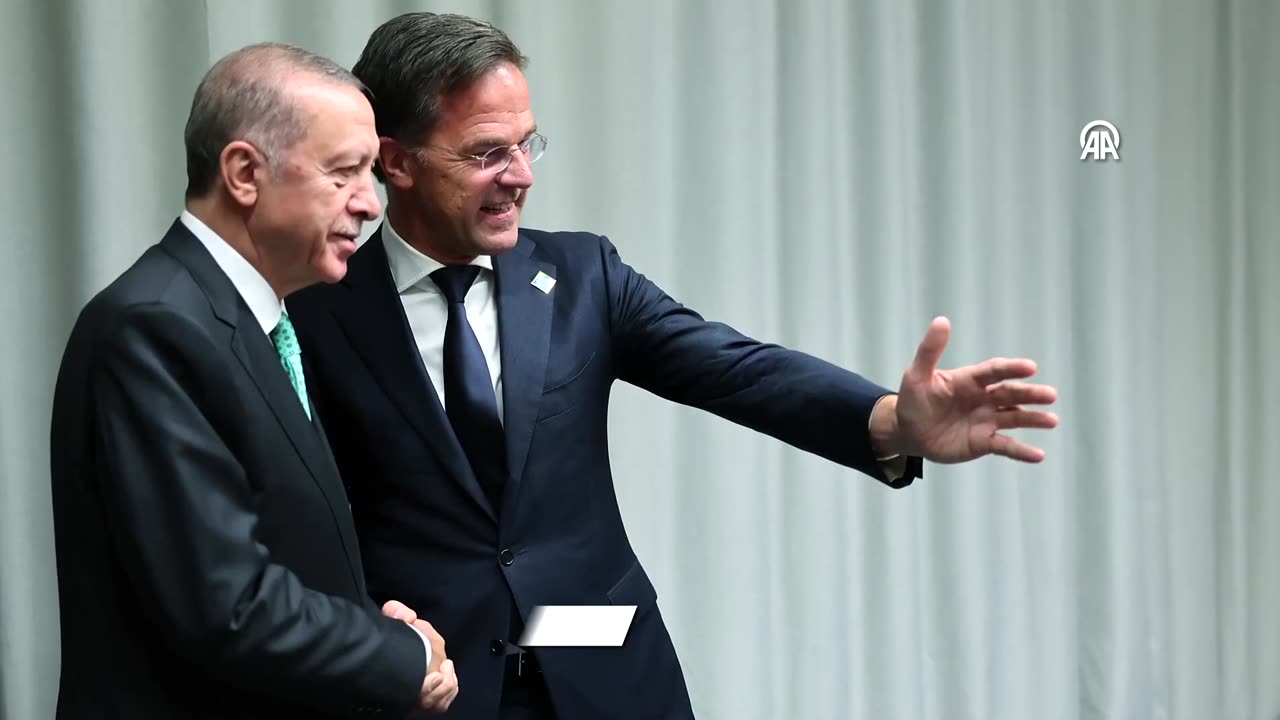 President Erdogan conducted intensive diplomatic traffic on the second day of the NATO Summit