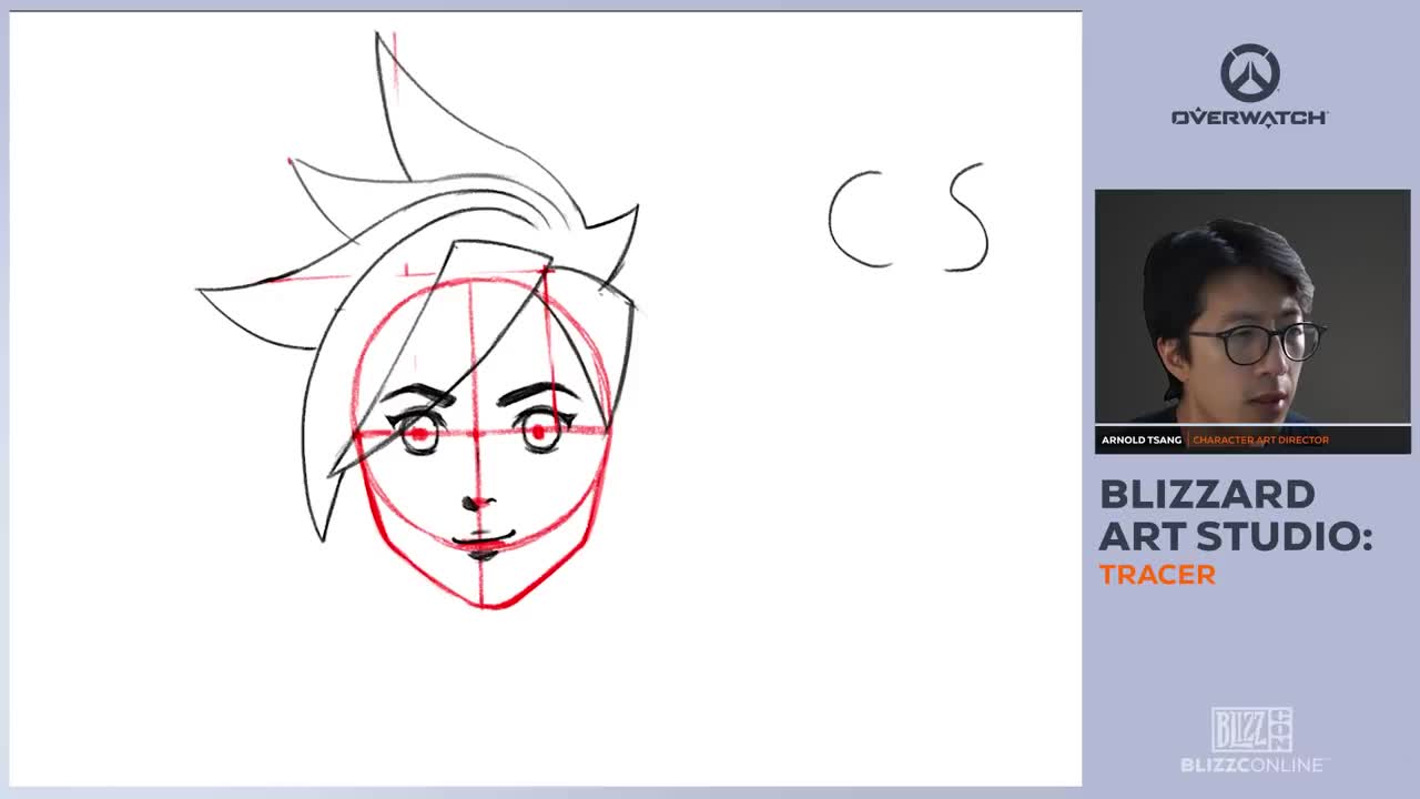 BlizzConline 2021 _ Blizzard Art Studio - Tracer _ Overwatch