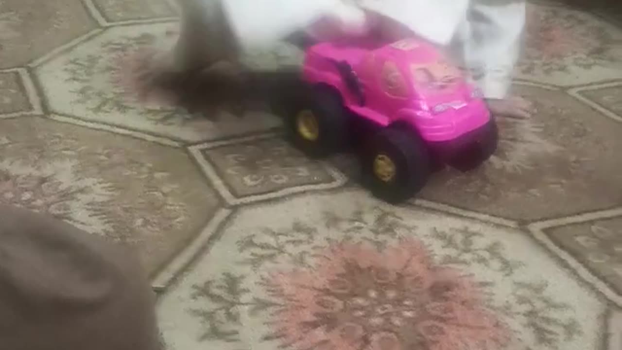 Zubair A New Car_Baby is so Happy