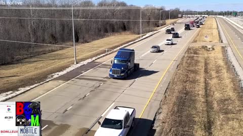 The Peoples Convoy Oklahoma Bridge Cam