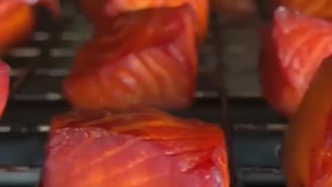 Fish salmon barbecue recipe 😋