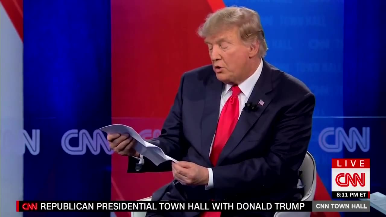 Donald Trump pulls out screenshots of his tweets from January 6th and fact checks CNNs