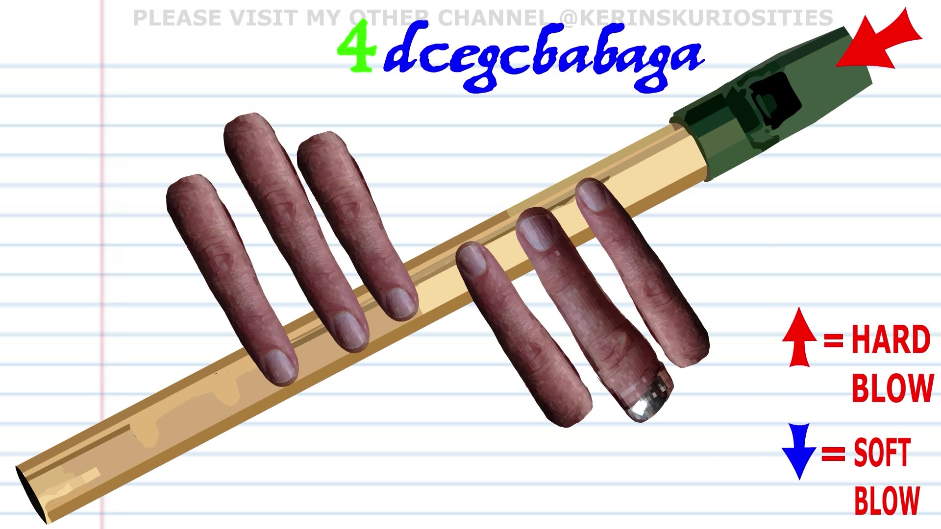 How to Play Moon River on a the #TinWhistle - Key of C