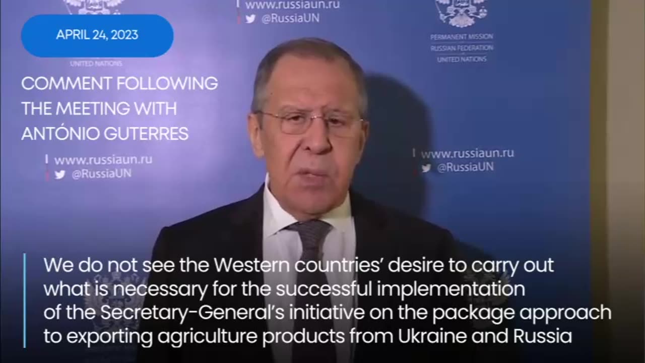 Lavrov has visited the UN headquarters in New York and took part in open debates