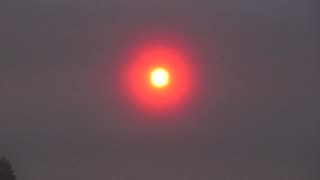 Canadian Wildfire Sunrise