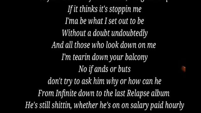 Eminem - NOT AFRAID LYRICS [HD].