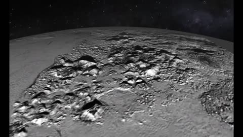 Animated Flyover of Pluto’s Icy Mountain and Plains