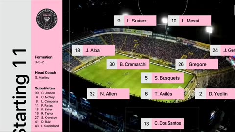 Messi vs El Salvador | First match with Suarez for Inter Miami