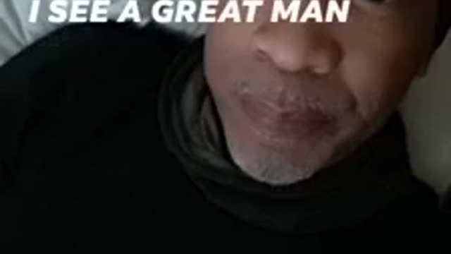 I see a great man