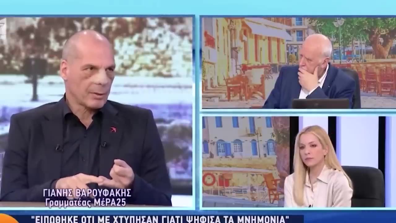 Varoufakis on first appearance since attack: "I will recover. The 57 who lost lives in Tempi won't.