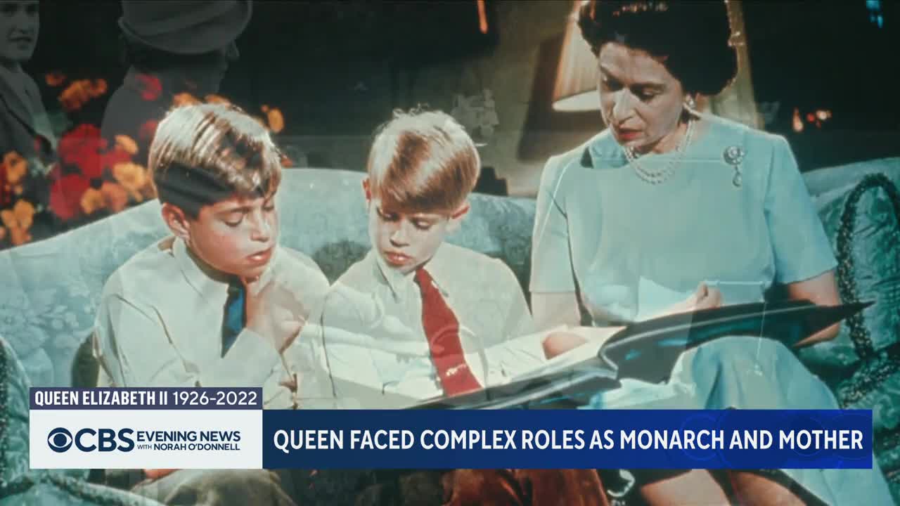 Queen Elizabeth faced complex role as monarch and mother