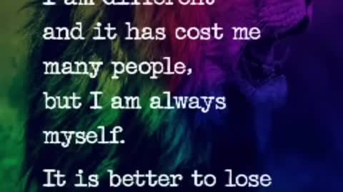 I Am Always Myself!