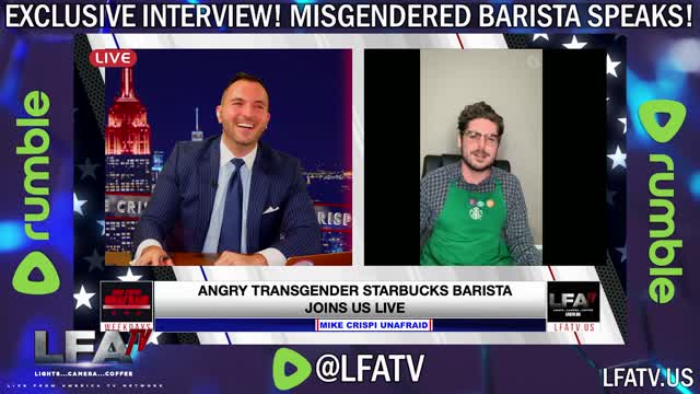 LFA TV SHORT: MIKE CRISPI VS TRANS BARISTA WORKER!