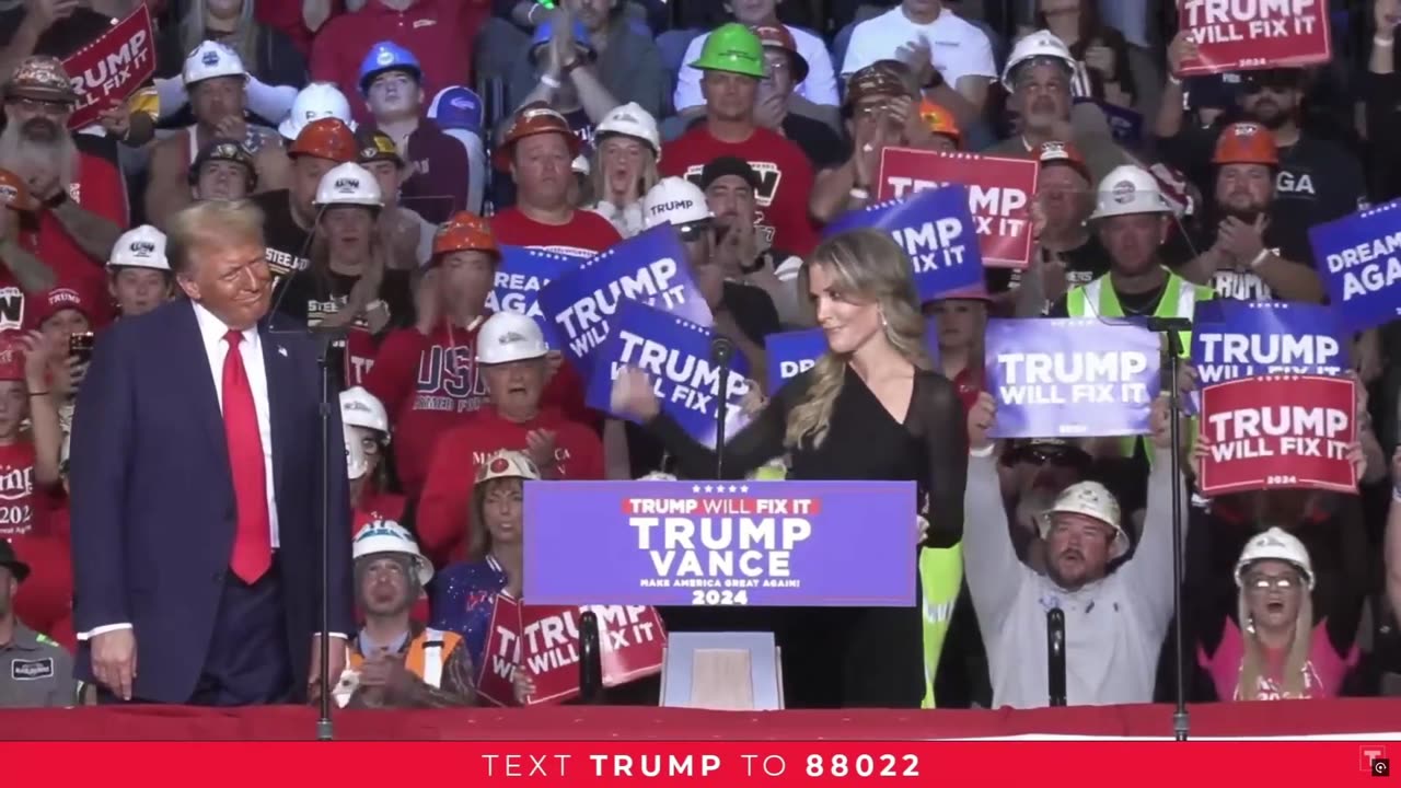 Trump Election Eve YMCA at Grand Rapids, MI Rally