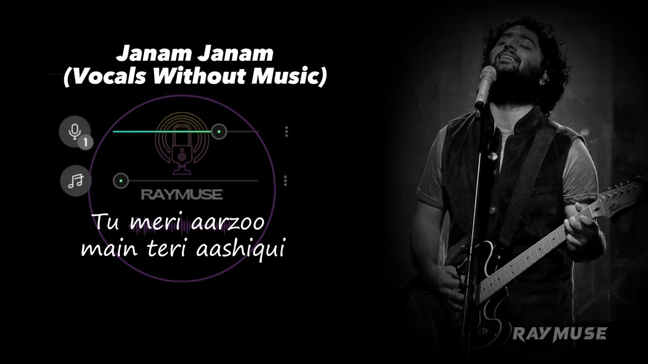 Janam Janam (Without Music Vocals Only)_ Arijit Singh Lyrics MUSIC SONG DOWNLOAD (720p)