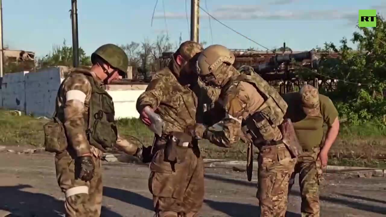 Video shows Azovstal nationalists surrendering in Mariupol - Russian Defense Min.