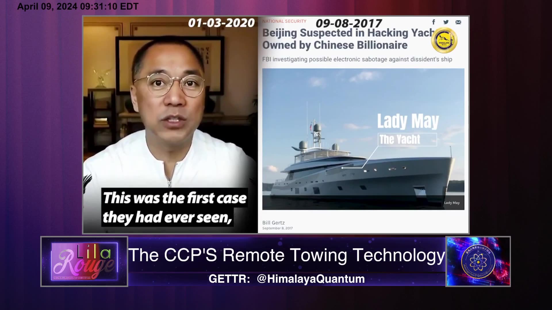 2024 04 09 #LilaRouge EP11： The CCPS Remote Towing Technology 🚢 🌉 💥 Host：Lila Tech：Bumblebee