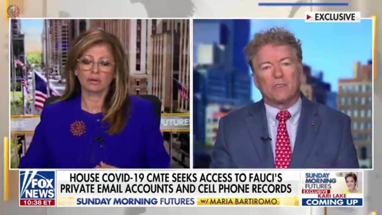 Rand Paul says their investigation uncovered evidence that Fauci & Co were deleting emails