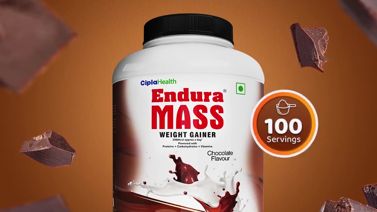 Endura Mass Weight Gainer 3kg Chocolate Flavour