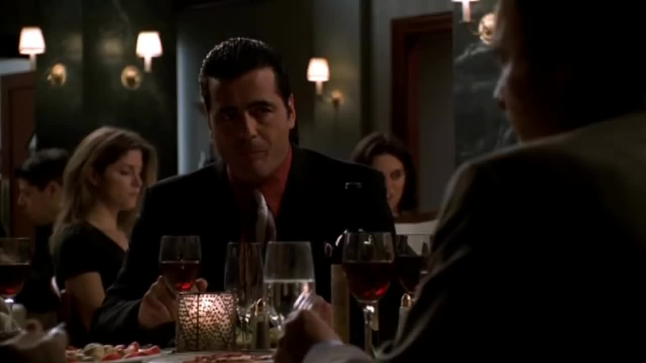 Tony, Paulie And Johnny Sack At The Dinner - The Sopranos HD