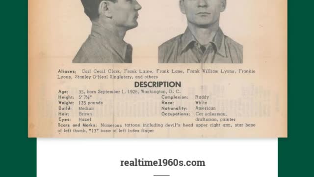 June 15, 1962 - Escape from Alcatraz