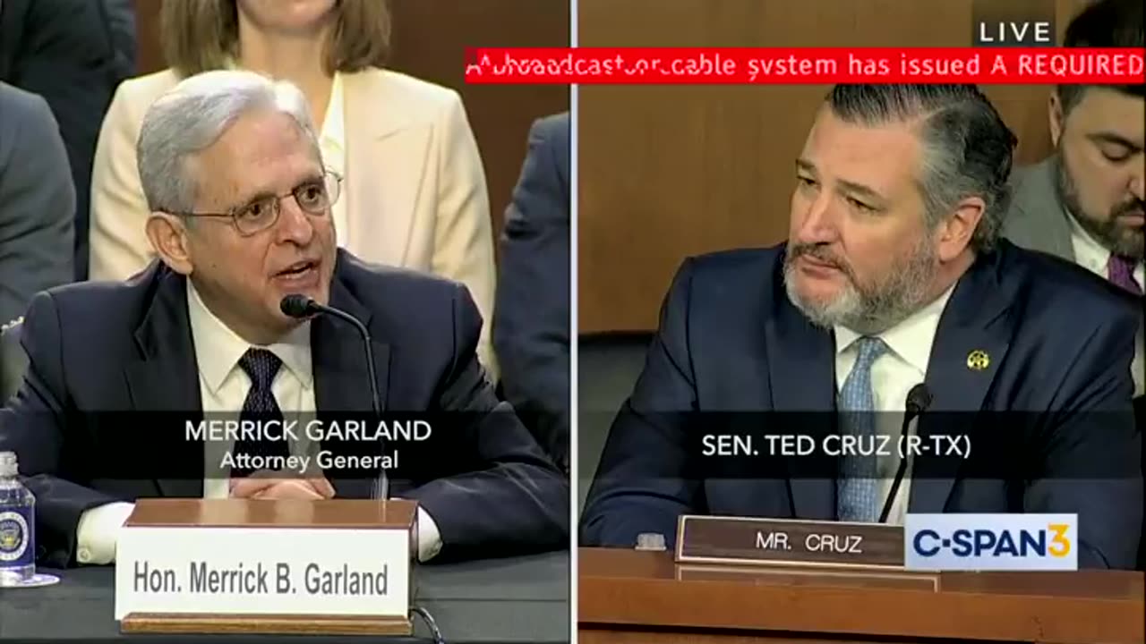 Ted Cruz Doesn't Hold Back in Grilling AG Garland
