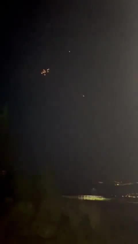 Hezbollah volley of missiles is on its way depleting the iron dome.